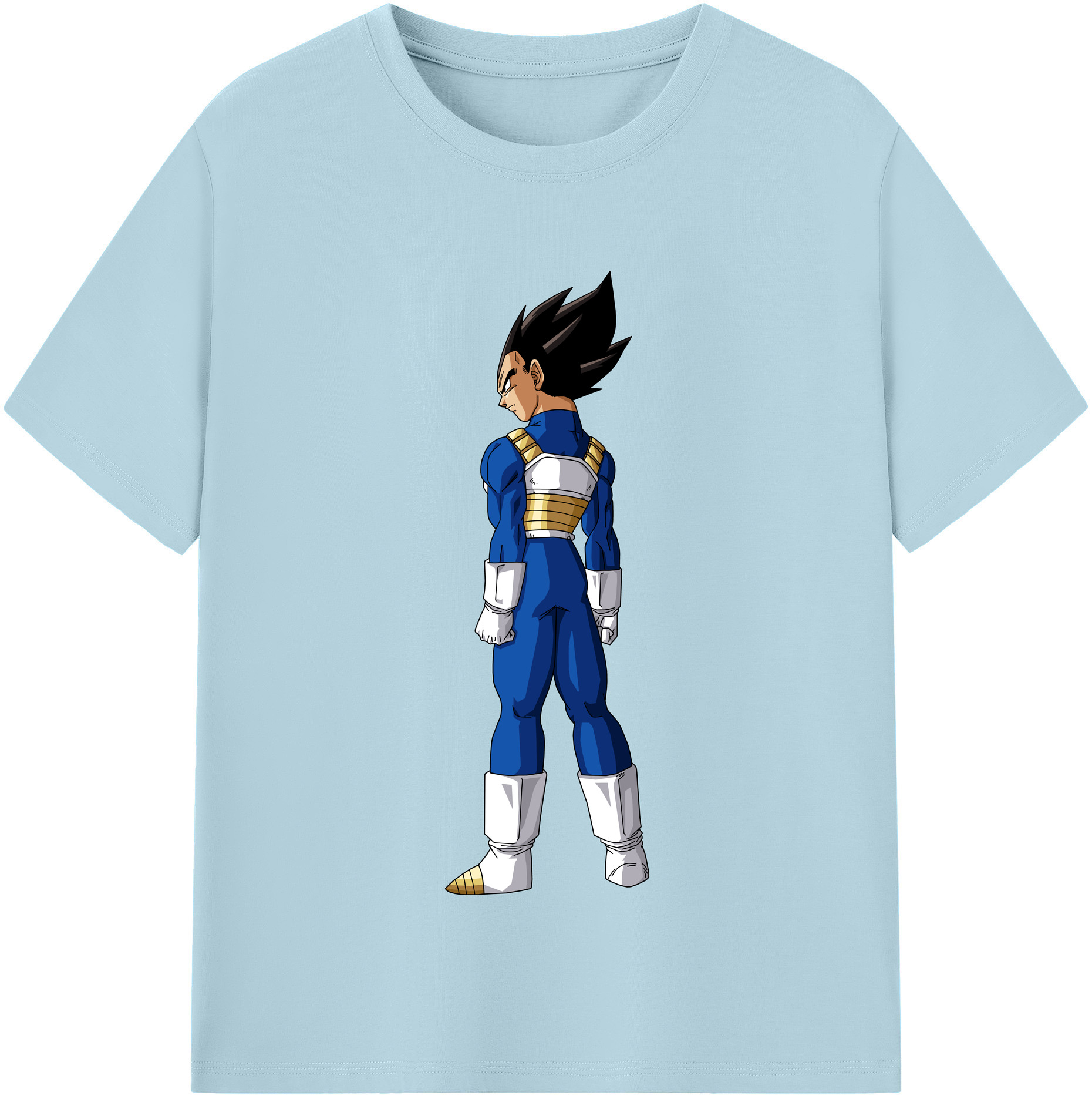 （画像用） ドラゴンボール ベジータ四世（Bejīta Yonsei）DRAGON BALL Vegeta IV 綿100％半袖Tシャツ（フロントプリント）
